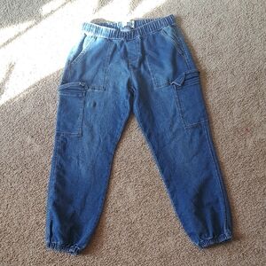 No Boundries Blue Cargo Jogger Pants
